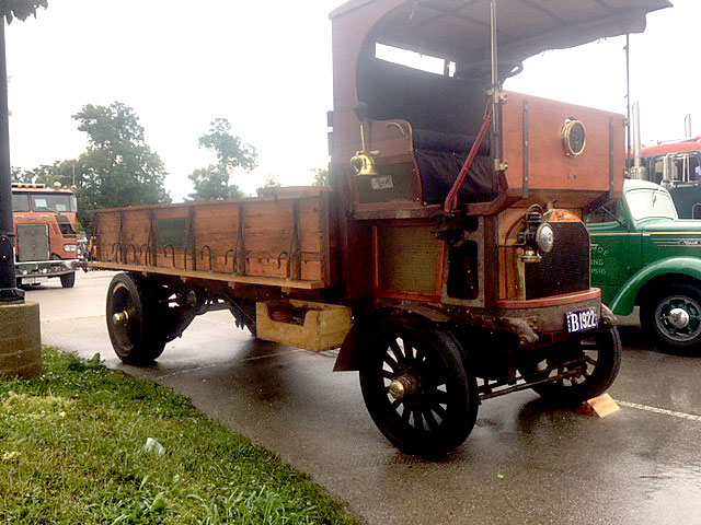 A 1922 Mack Truck at the 2018 ATHS show