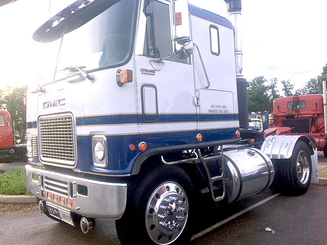 GMC cabover, similar to the first truck Jon Osburn drove