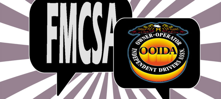 Graphic with OOIDA logo safety regulations regulation
