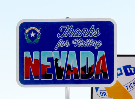 Thanks for visiting Nevada sign