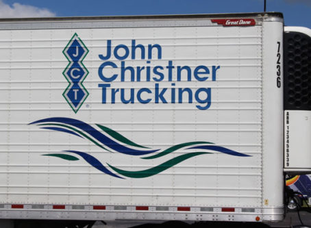 John Christner Trucking sideof trailer