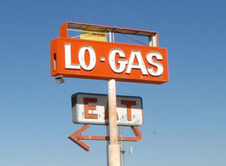 vintage Lo-Gas sign