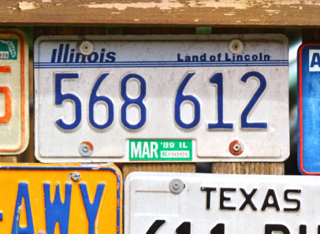 Illinois license plate