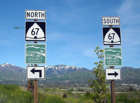 Legacy Parkway signs