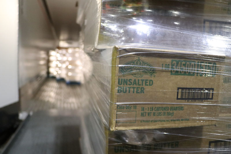 Plus.ai butter delivered by autonomous truck
