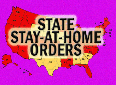 State stay at home orders