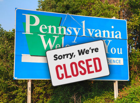 parking Pennsylvania nonessential businesses closef