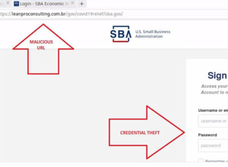SBA phishing alert