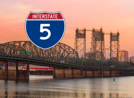 Interstate 5 between Oregon and Washington to close in September