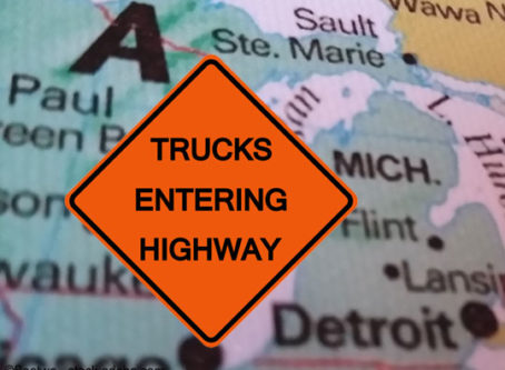 Truck warning system being built in Mackinac County, Mich.