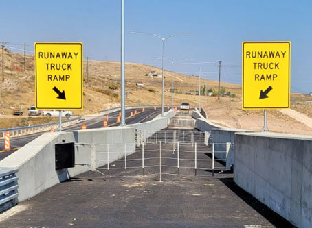 Truck escape ramp opens on U.S. 89 in Utah