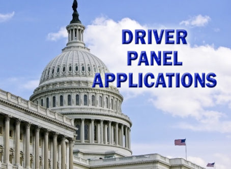 Driver panel applications due Oct. 16