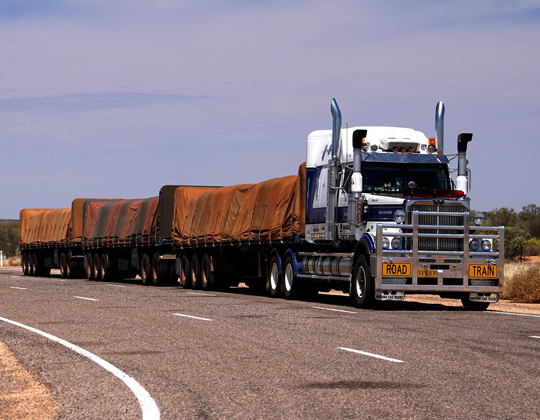 longer, heavier trucks road train