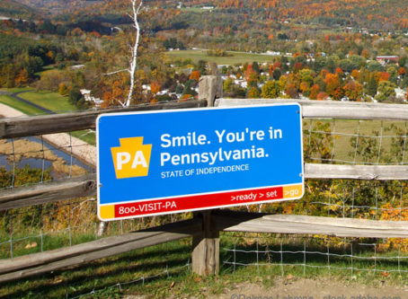 Smile, You're in Pennsylvania sign