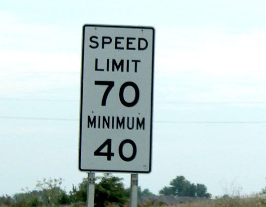 minimum speed
