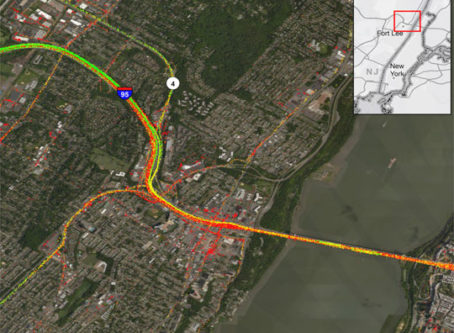 ATRI's top traffic bottleneck: Fort Lee, N.J.: I-95 at SR 4.