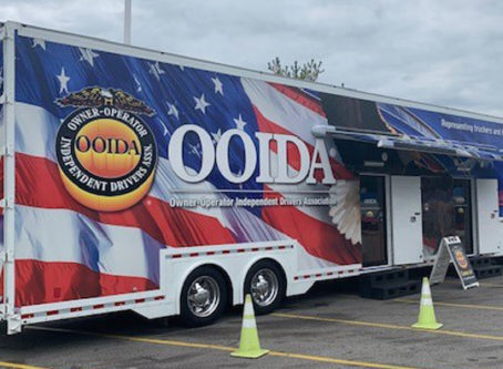 OOIDA's tour trailer, the Spirit of the American Trucker