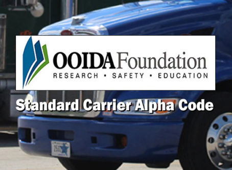 OOIDA Foundation explains Standard Carrier Alpha Code