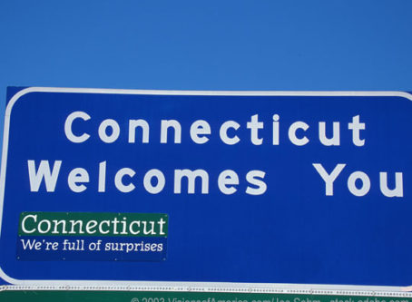 Connecticut welcomes you sign
