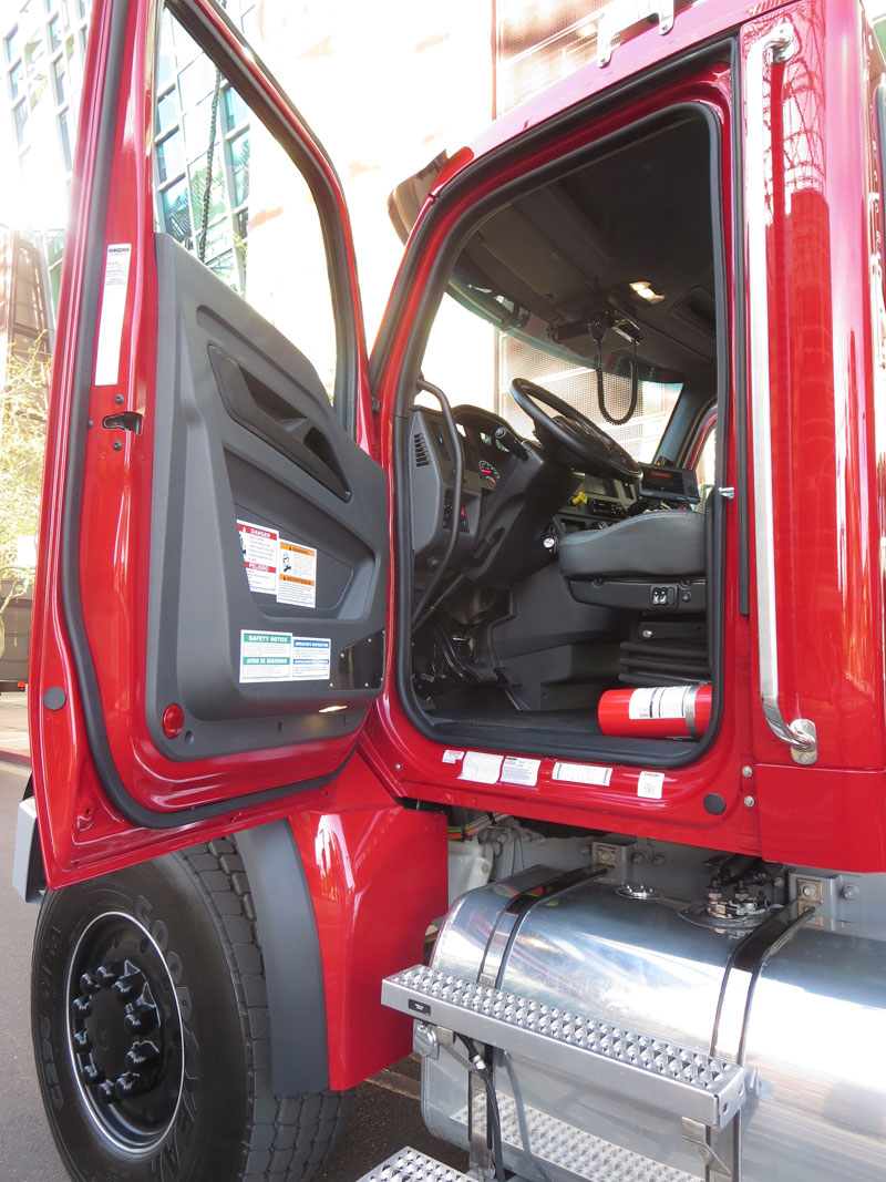 Kenworth’s T480V has a heavy truck look and feel