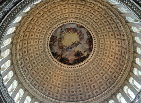 U.S. Capitol dome, inside