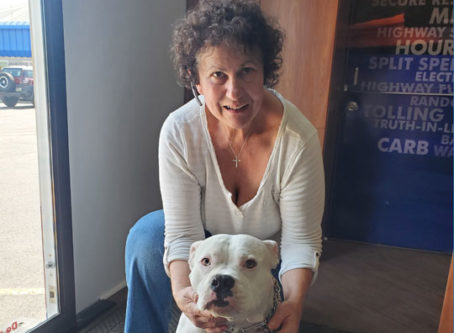 Theresa Grainer and Brutus