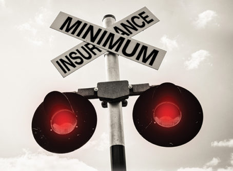 Minimum insurace railroad signage