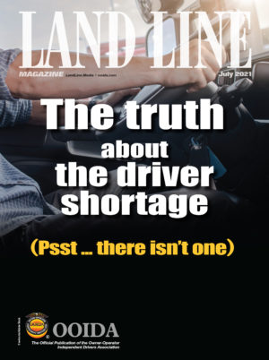 Land Line Magazine July 2021 cover