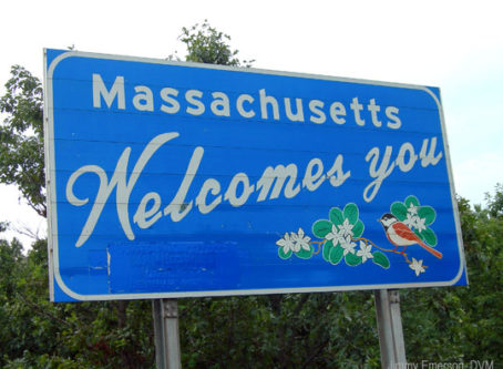Massachusetts welcomes you sign