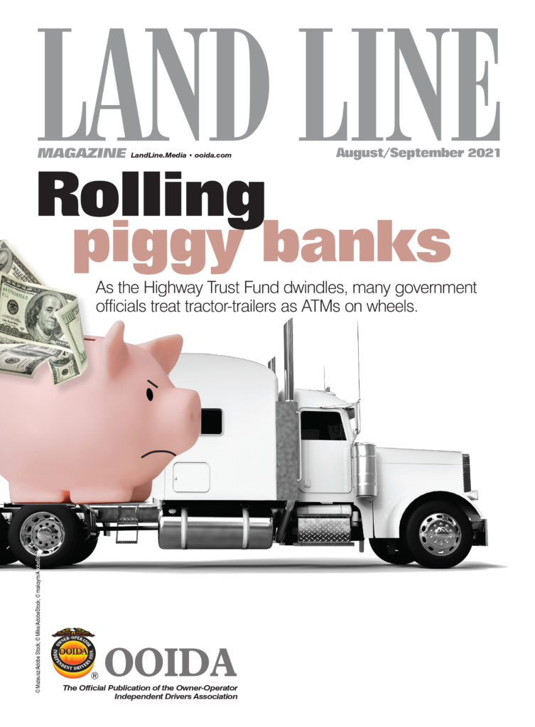 August-September 2021 issue cover of Land Line Magazine