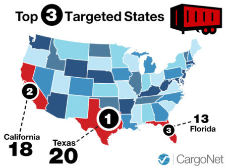CargoNet, Cargo Theft risk map