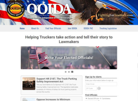 Fighting for Truckers website