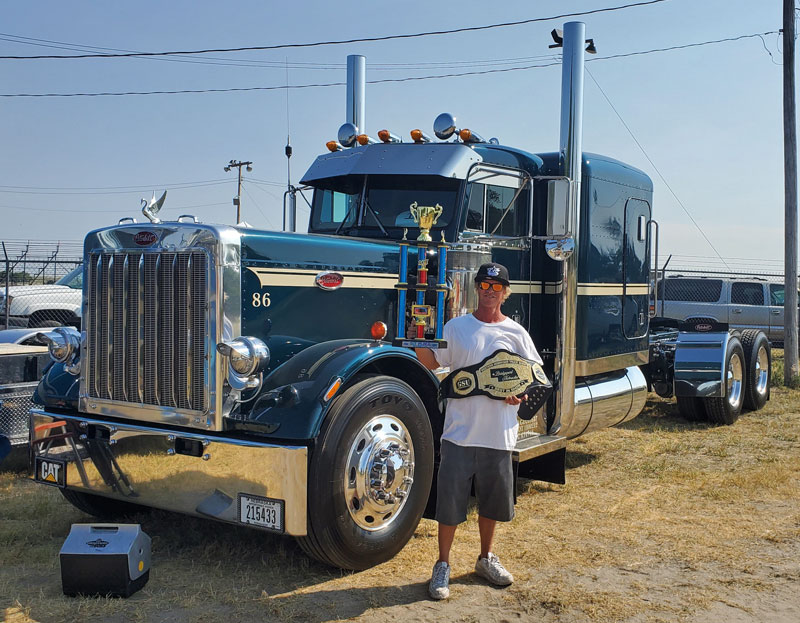 Fred Wohlers won Best in Show at the Western Nebraska Truck Show 