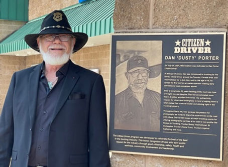 OOIDA life member Dan “Dusty” Porter, 2021 Citizen Driver