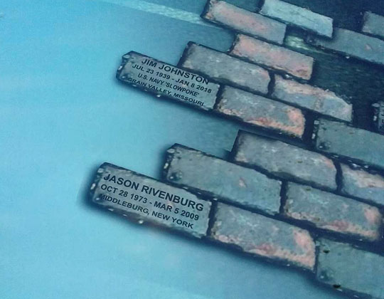 "Bricks" in Truckers Final Mile American Heritage Memorial