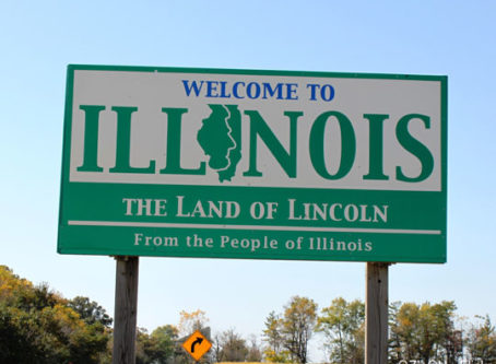 Welcome to Illinois sign by OZinOH