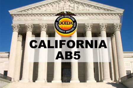 OOIDA, other groups urge Supreme Court to hear AB5 case