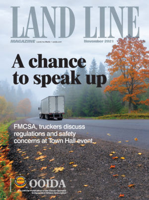 November 2021 Land Line Magazine cover