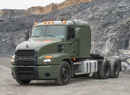 Mack Defense’s 60-ton Mack Granite-based line-haul truck