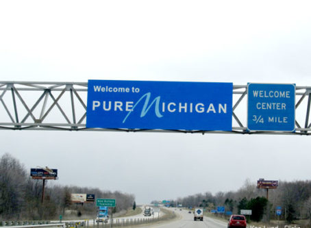 Pure Michigan sign by Ken Lund