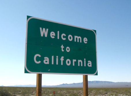 Welcome to California, Nevada-California Border, U.S. 95 Photo by Ken Lund