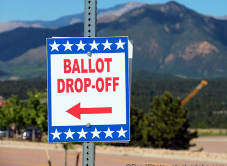 Colorado elections ballot drop-off
