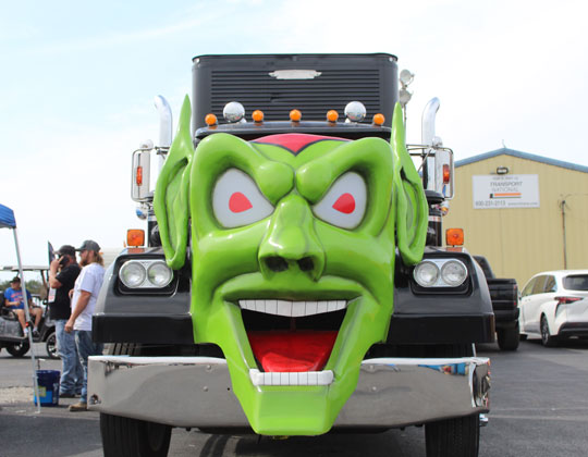 Nate Lawrences' Green Goblin truck from the movie "Maximum Overdrive"