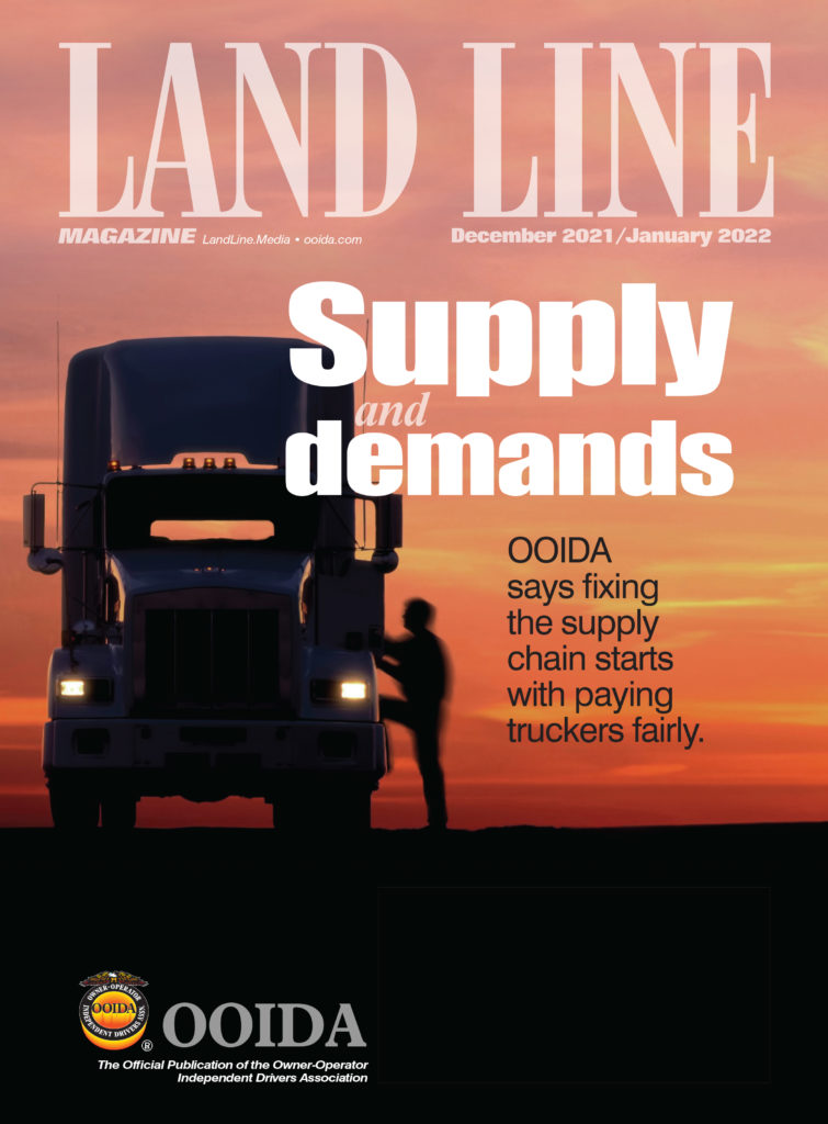 Land Line Magazine December 2021/January 2022 cover