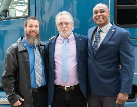 Top 3 of the Transition Trucking: Driving for Excellence 2021 competition