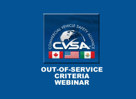 CVSA webinar on out-of-service criteria set for Jan. 20, 2022