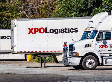 XPO Logistics distribution point in San Francisco