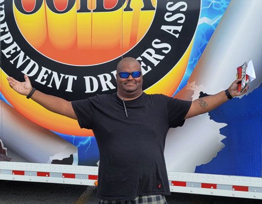 Vonjeston Diggs became a new member of OOIDA in Ganado, Texas. 