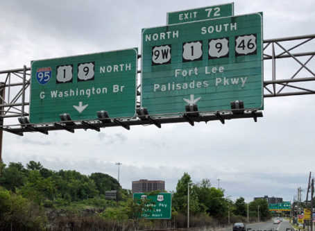 I-95 Fort Lee exit in N.J. Photo by Famartin - Flickr