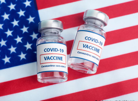 COVID-19 vaccine, U.S. flag